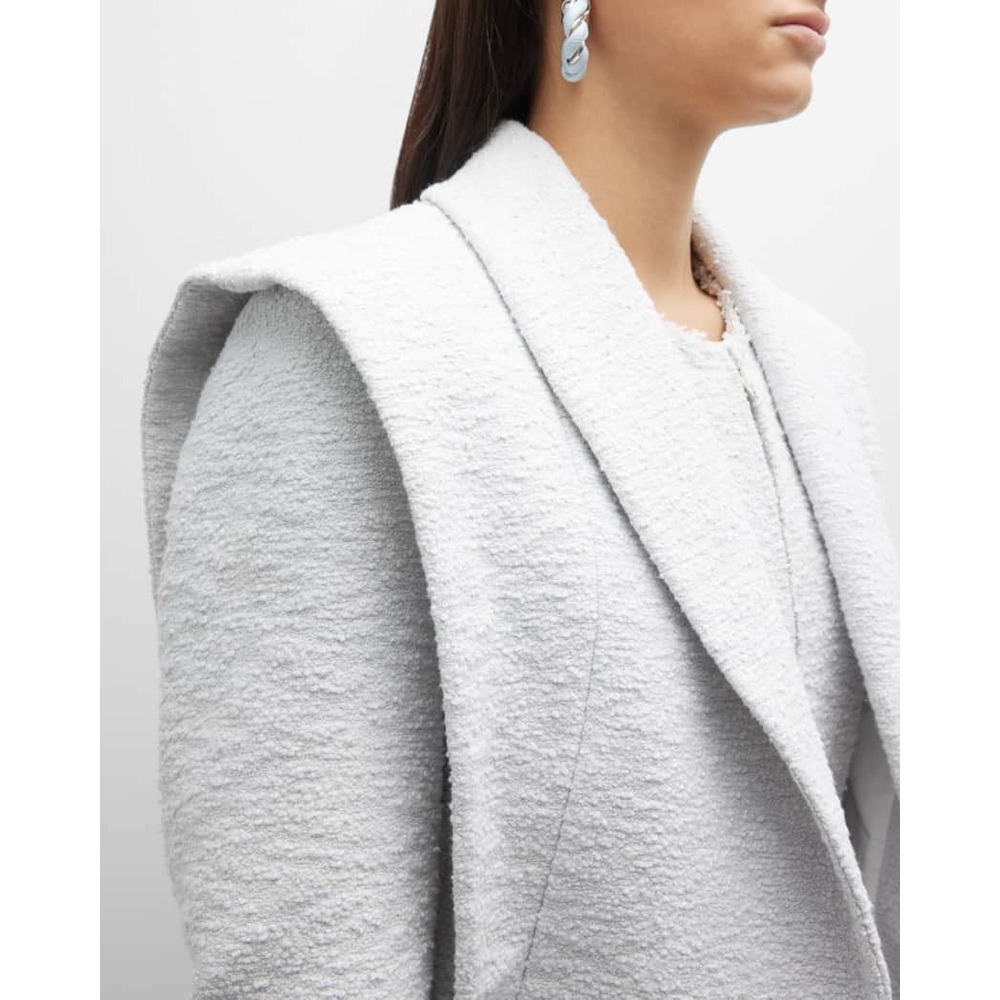 NWT Oceana Cropped Open Front Structured Jacket / Size 10 - Picture 5 of 8